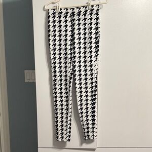 Express Monochrome Houndstooth Leggings